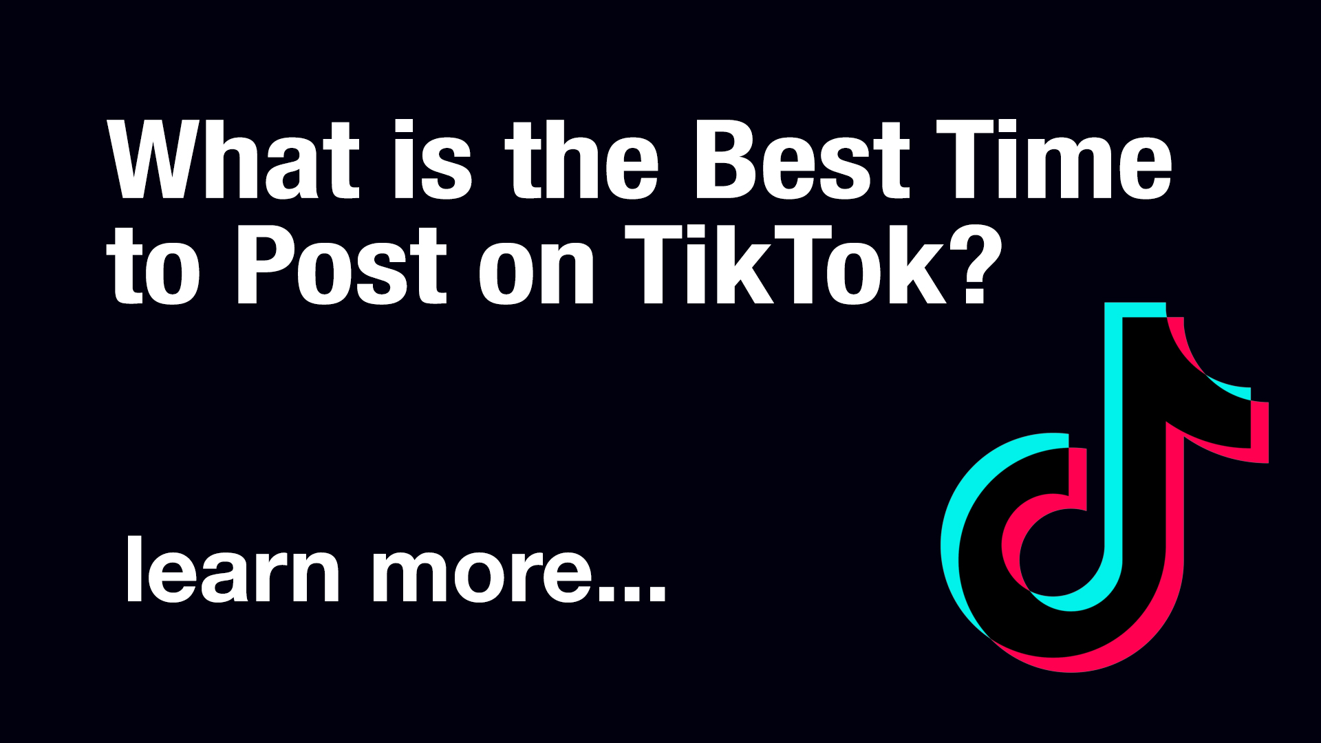 Best time to post on TikTok Perfect TikTok Post Schedule